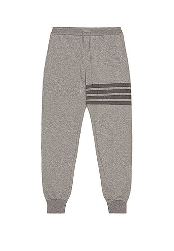 Thom Browne 4 Bar Loopback Sweatpants in Gray