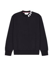 Thom Browne Mock Neck Sweatshirt in Blue