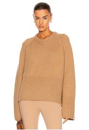 Toteme Merino Knit Sweater in Cognac