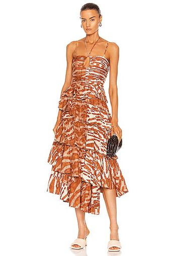 Ulla Johnson Zenat Gown in Tan