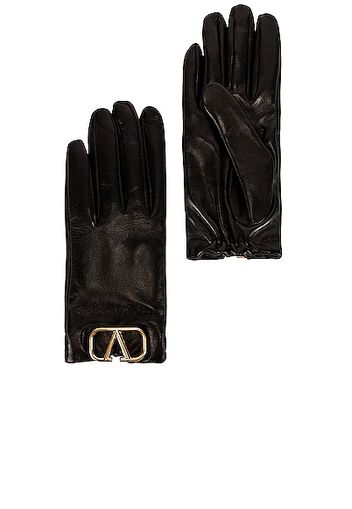 Valentino Garavani VLogo Signature Gloves in Black