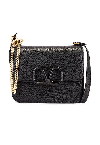 Valentino Garavani Small VSling Shoulder Bag in Black