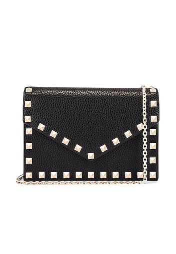 Valentino Garavani Rockstud Pouch in Black