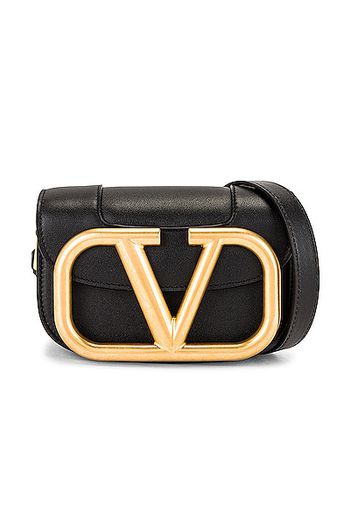 Valentino Garavani Small Supervee Shoulder Bag in Black