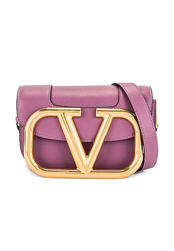 Valentino Garavani Small Supervee Shoulder Bag in Purple