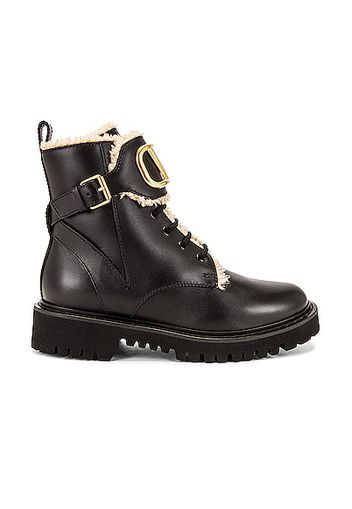 Valentino Garavani VLogo Signature Combat Boots in Black