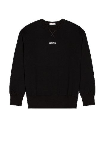 Valentino Garavani Logo Sweatshirt in Black