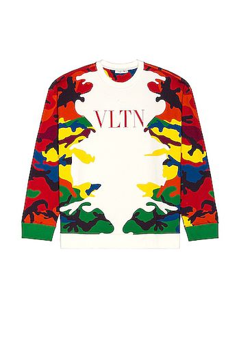 Valentino Garavani Logo Sweatshirt in White