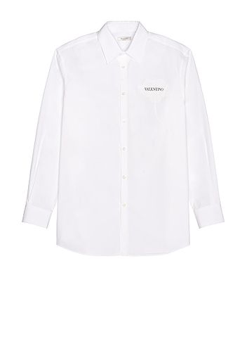 Valentino Garavani Long Sleeve Shirt in White