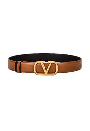 Valentino Garavani Valentino Garavani Garavani VLogo 30 Belt in Brown