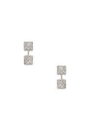 Valentino Garavani Rockstud Pendant Earrings in Metallic Silver