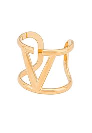 Valentino Garavani VLogo Cuff in Metallic Gold