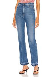 Valentino Belted Flare Jean in Blue