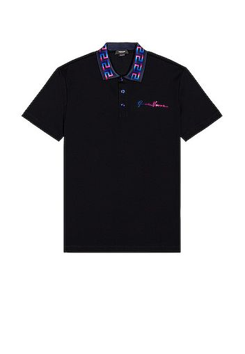 VERSACE Polo in Navy