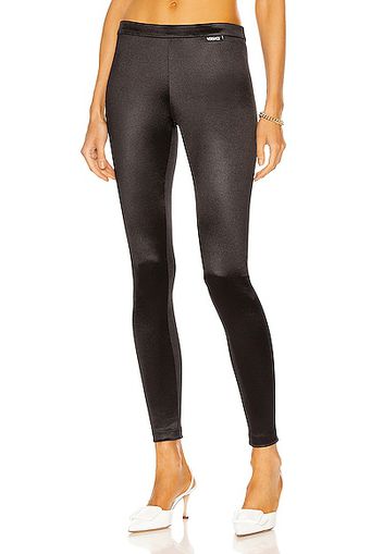 VERSACE Skinny Logo Legging in Black