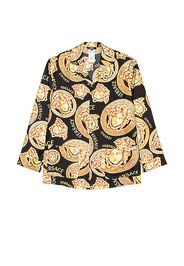 VERSACE Medusa All Over Shirt in Yellow