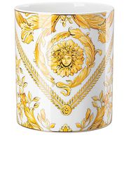 VERSACE Medusa Rhapsody Vase in Floral,Metallic Gold,White,Yellow