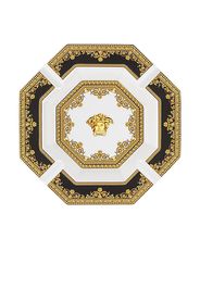 VERSACE I Love Baroque Ashtray in Abstract,Black,Metallic Gold,Yellow