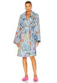 VERSACE Tresor De La Mer Bath Robe in Blue
