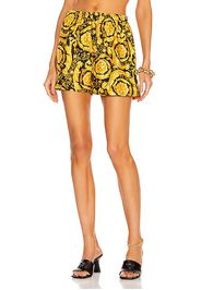 VERSACE Barocco All Over Short in Yellow