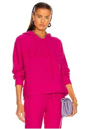 VERSACE Cashmere Hoodie in Fuchsia