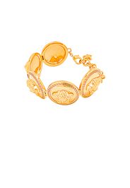 VERSACE Coin Bracelet in Metallic Gold