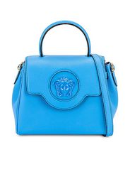 VERSACE Medusa Top Handle Bag in Blue