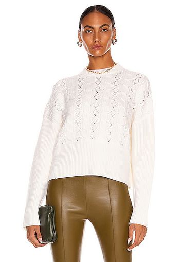 Victor Glemaud Crew Neck Sweater in White