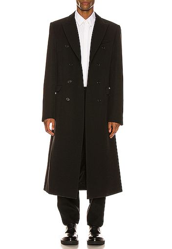 WARDROBE.NYC Double Breasted Coat in Black