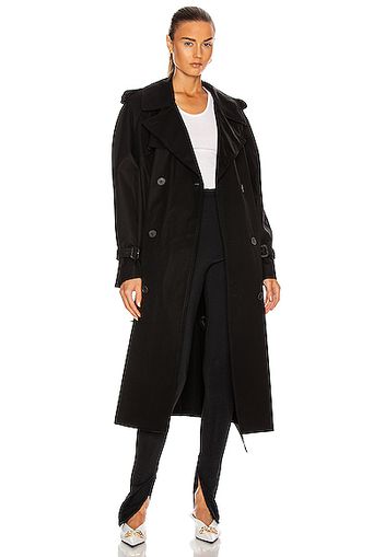 WARDROBE.NYC Trench Coat in Black