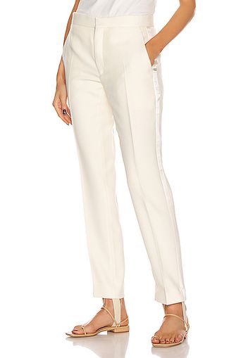 WARDROBE.NYC Tuxedo Trouser Pant in Neutral,White