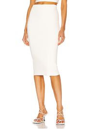 WARDROBE.NYC Knit Skirt in Ivory