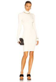 Wolford Merino Rib Dress in Ivory