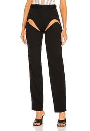Y/Project Classic Front Cut Pant in Black
