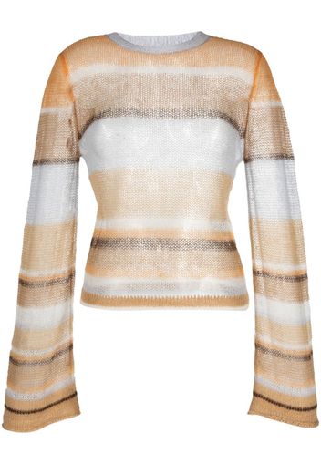 ACNE STUDIOS - Striped Wool Blend Sweater