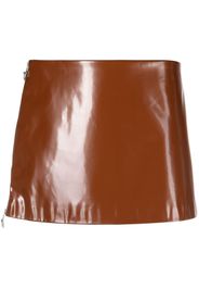 ACNE STUDIOS - Faux Leather Mini Skirt