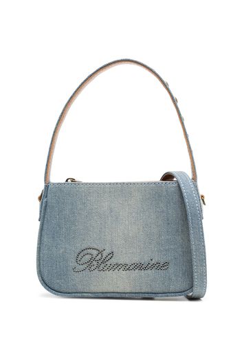 BLUMARINE - Logo Denim Handbag