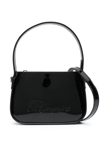 BLUMARINE - Logo Patent Leather Handbag