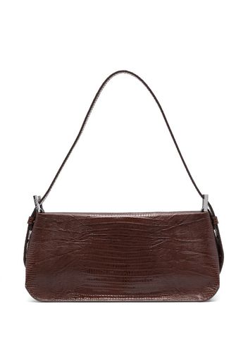 BY FAR - Dulce Embossed Leather Shoulder Bag