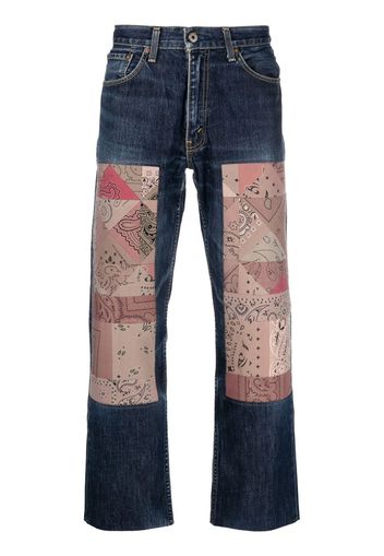 CHILDREN OF THE DISCORDANCE - Bandana Print Denim Jeans