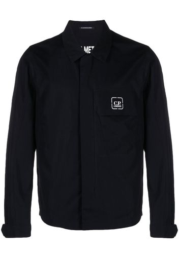 C.P. COMPANY - Logo Cotton Shirt Jakcet