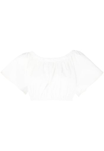 FORTE FORTE - Cotton Popeline Cropped Top