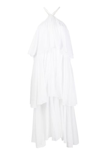 FORTE FORTE - Cotton Silk Voile Flounces Long Dress