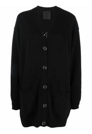 GIVENCHY- Wool Cardigan With Logo- Woman-  - Black