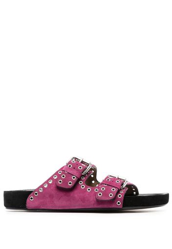 ISABEL MARANT - Lennyo Leather Flat Sandals