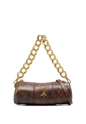 MANU ATELIER - Xx Mini Cylinder Leather Shoulder Bag