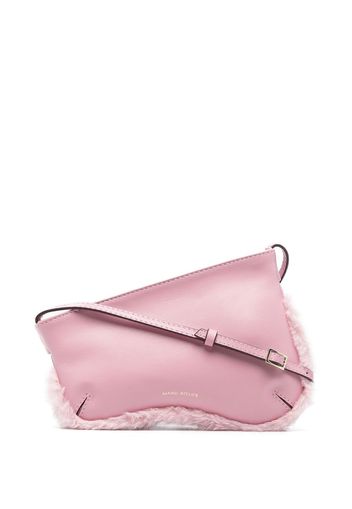 Etro Pink/Beige Printed Canvas and Leather Shoulder Bag