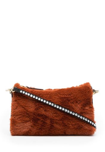 MANU ATELIER - Mini Prism Faux Fur Shoulder Bag