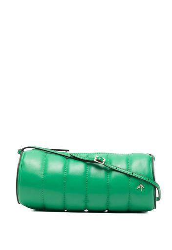 MANU ATELIER - Padded Cylinder Leather Shoulder Bag
