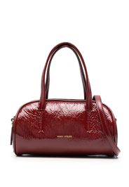 MANU ATELIER - Hourglass Bowling Leather Handbag